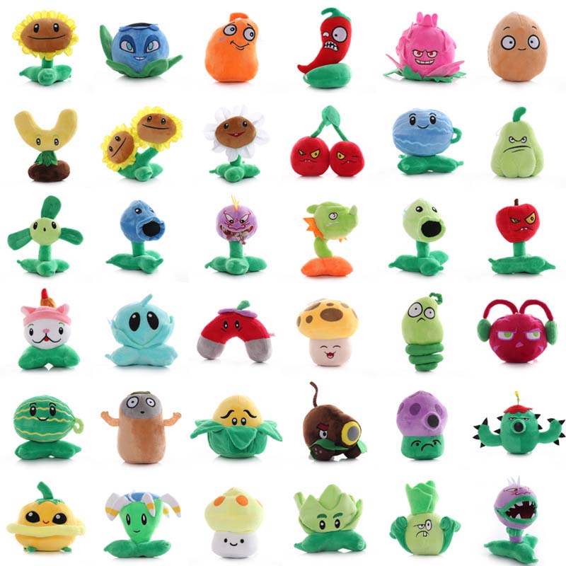 Kids Zombie Toys - 1szt 13-20cm Plants vs Zombies Plush