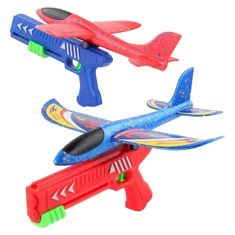 Catapult Launcher Toy - Dzieci 24/34cm piankowy samolot zabawka pistolet