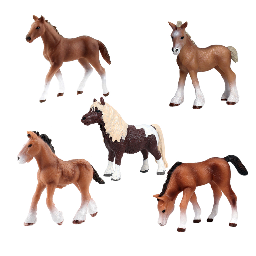 Sandbox Play Set - Figurki koni Shire arabskie figurki modele