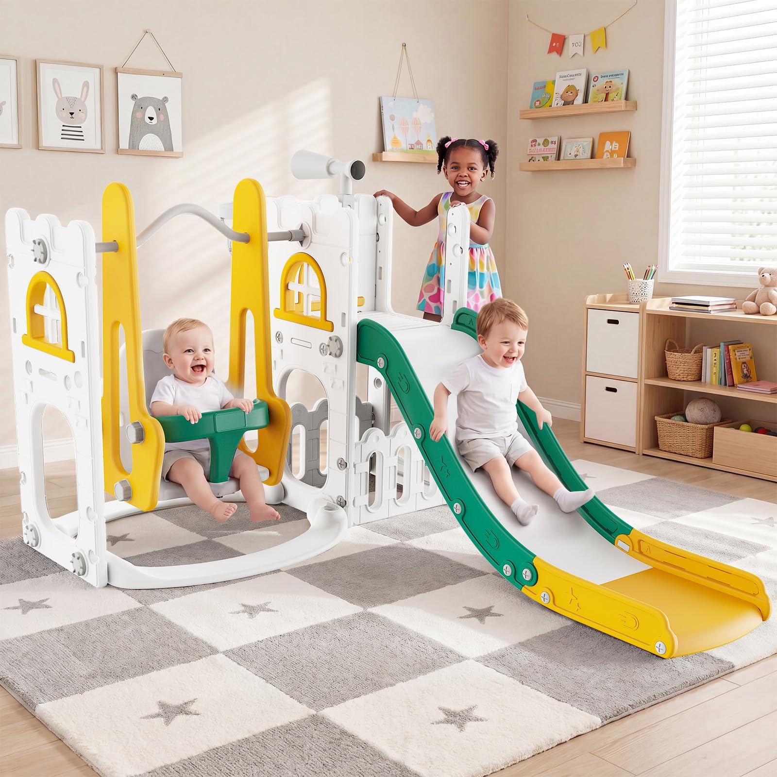 Basketball Hoop Kids Indoor - Zestaw 7 w 1 dla małych