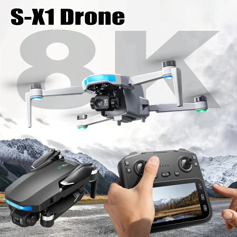 Kids Toys Videos - Oryginalny dron S-X1 8K HD Profesjonalny