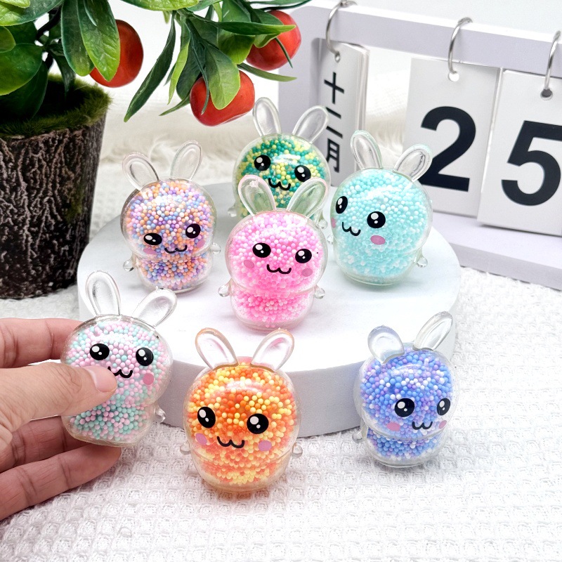 Kids Toys Easter - 3 SZT. Gniotki Króliczki Antystresowe z