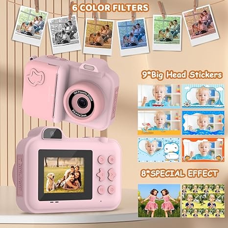 Kids Toys Videos - Kamera dla dzieci Kamera do natychmiastowego