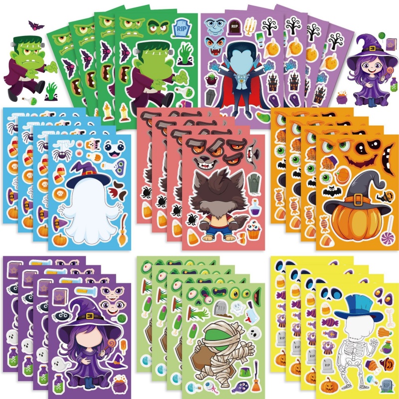 Kids Zombie Toys - Naklejki na Halloweenowe imprezy dla dzieci