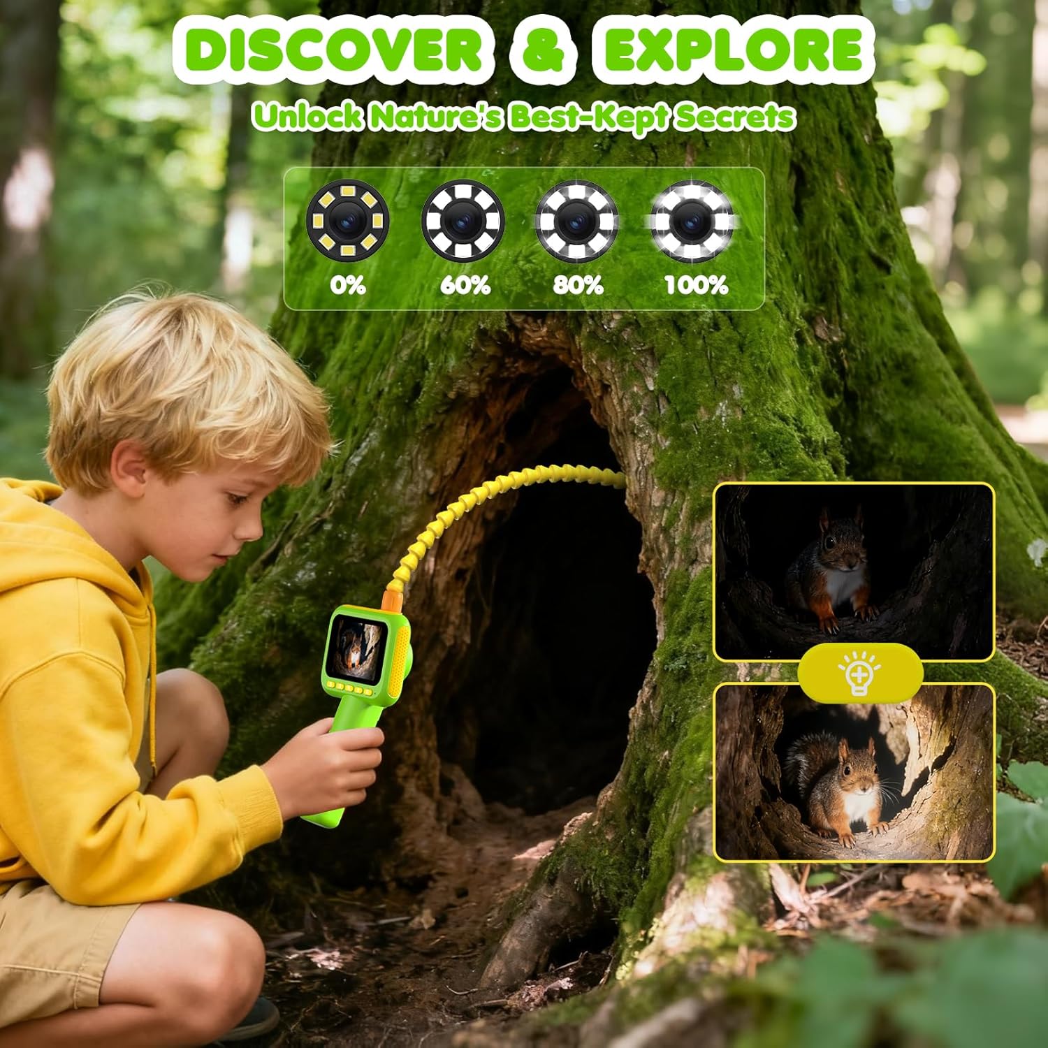 Kids Toys 3 Year Old - Endoskop dla dzieci, kamera inspekcyjna typu