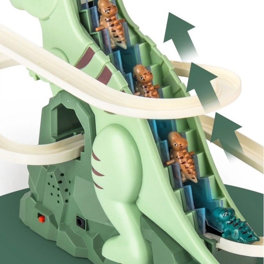 Kids Toys Dinosaur - Elektryczna tor wyścigowa dla dinozaurów z