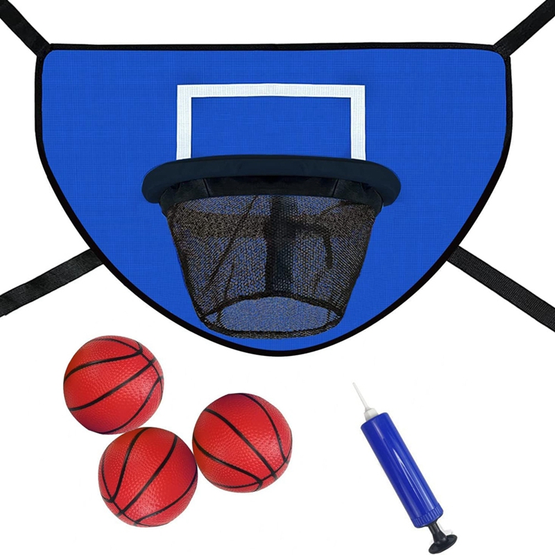 Basketball Hoop Kids Indoor - Zestaw obręczy do koszykówki na trampolinę