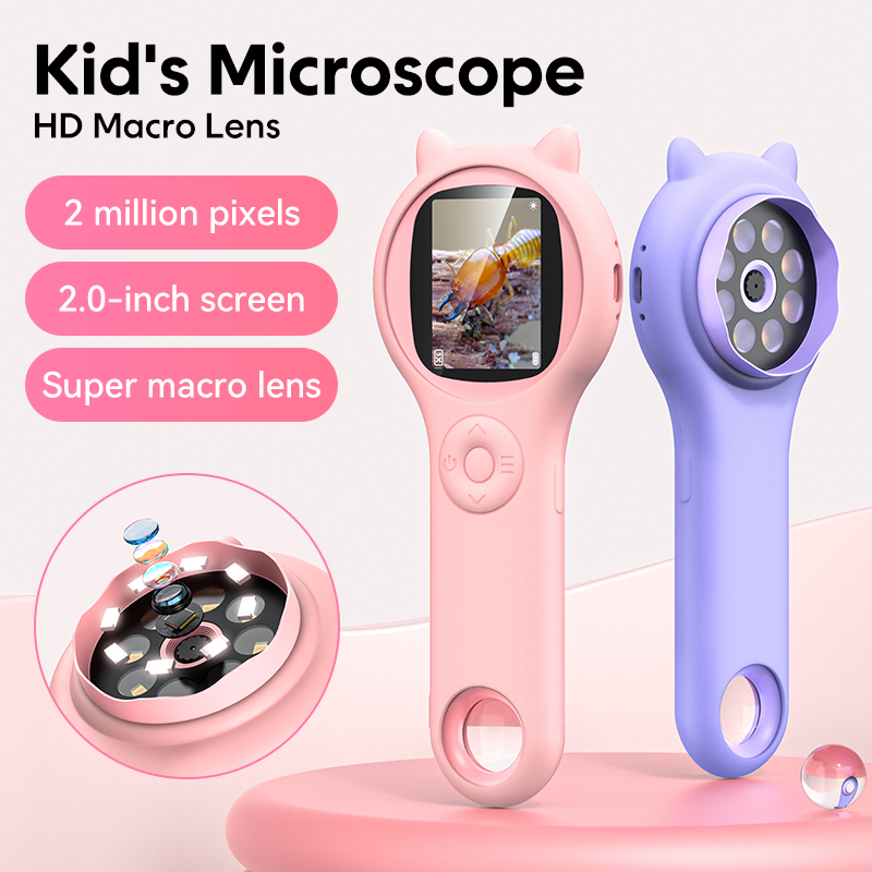 Kids Toys Videos - Mini mikroskop optyczny dla dzieci z