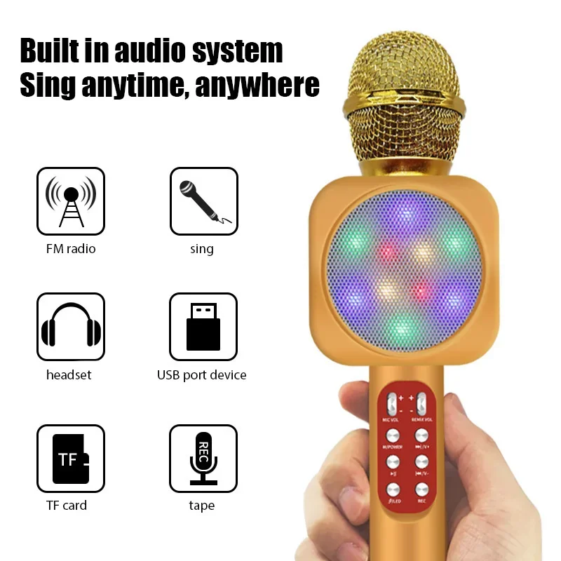WS1816 Bezprzewodowy mikrofon  – Kids Microphone Karaoke recenzja i cena