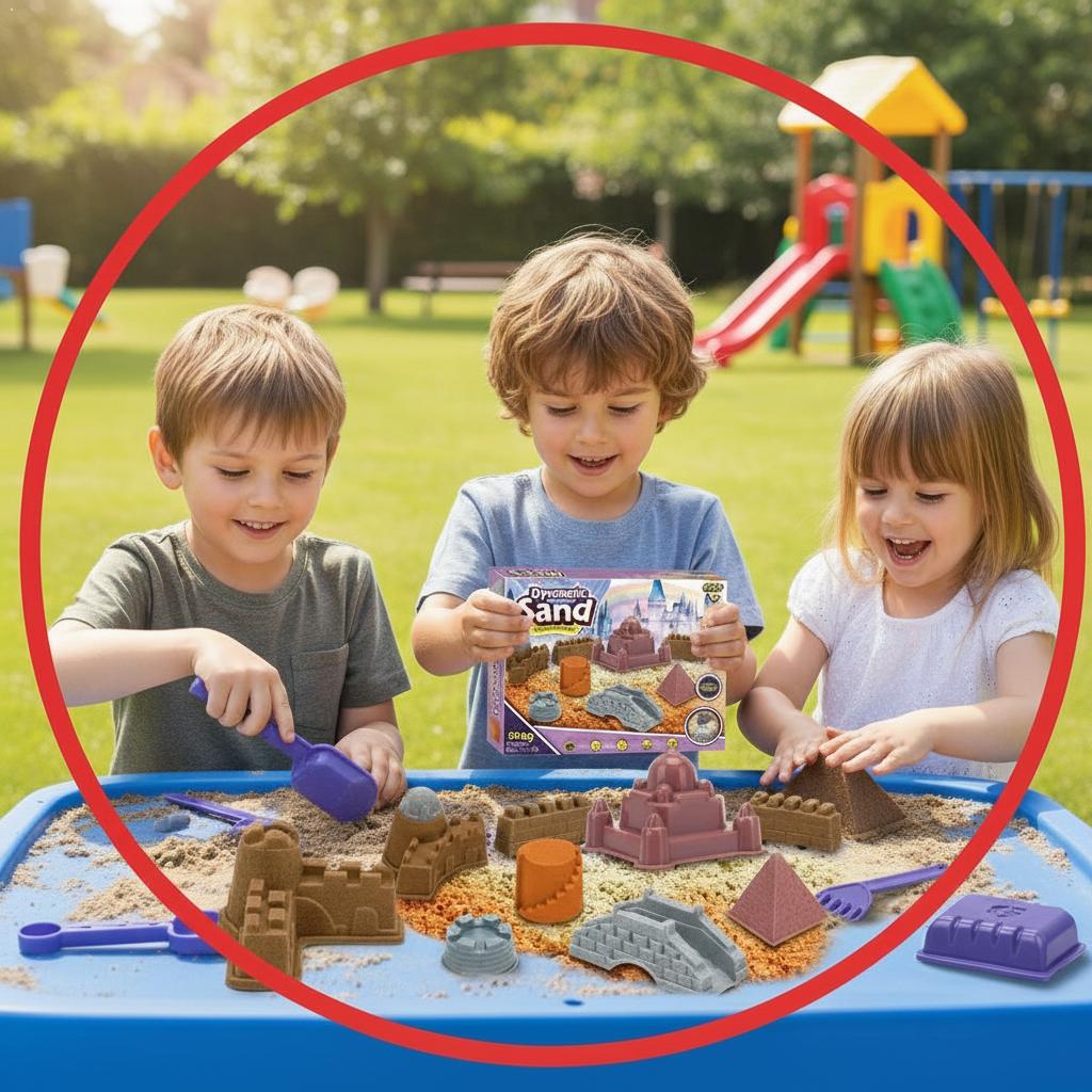 Kompletny zestaw do zabawy dla – Kinetic Sand Mold recenzja i cena