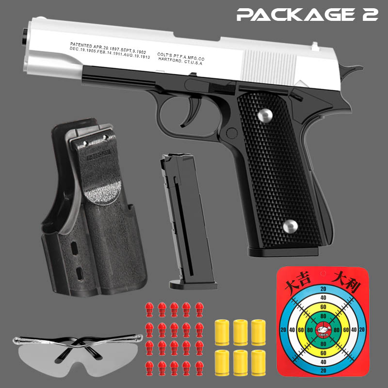 M1911 Colt Zabawkowy Pistolet, – Catapult Launcher Toy recenzja i cena
