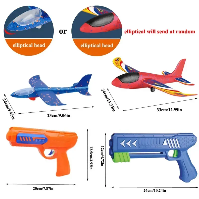 Dzieci 24/34cm piankowy samolo – Catapult Launcher Toy recenzja i cena