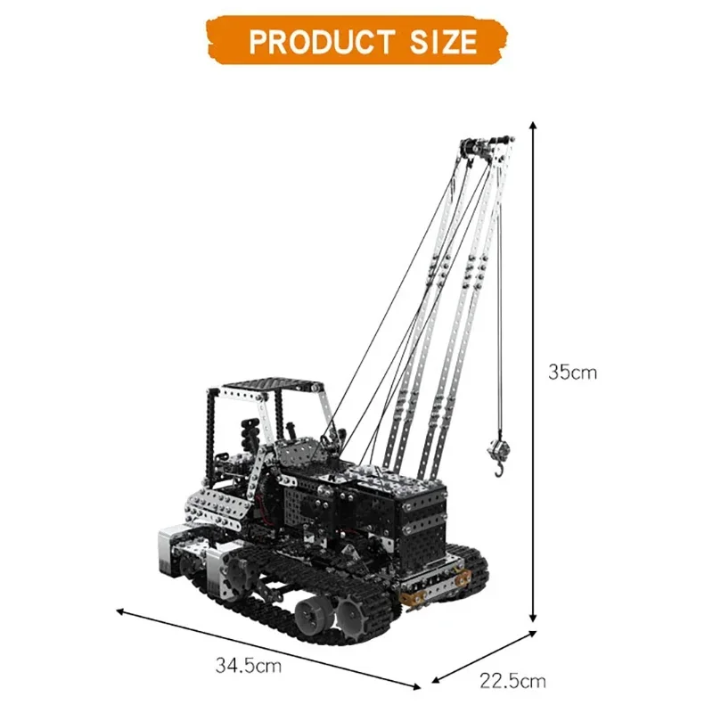 Zrób to sam Metalowy Żuraw RC  – Kids Toys Remote Car recenzja i cena