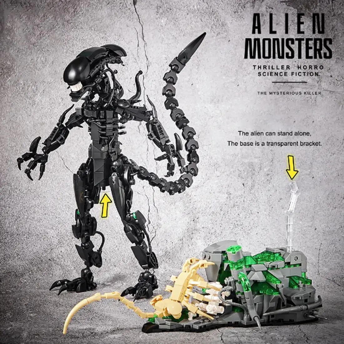MOC 7048 Alien Monsters Buildi – Xenomorph Kids Toys recenzja i cena