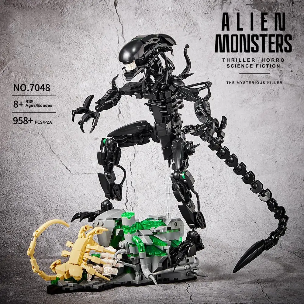 MOC 7048 Alien Monsters Buildi – Xenomorph Kids Toys recenzja i cena