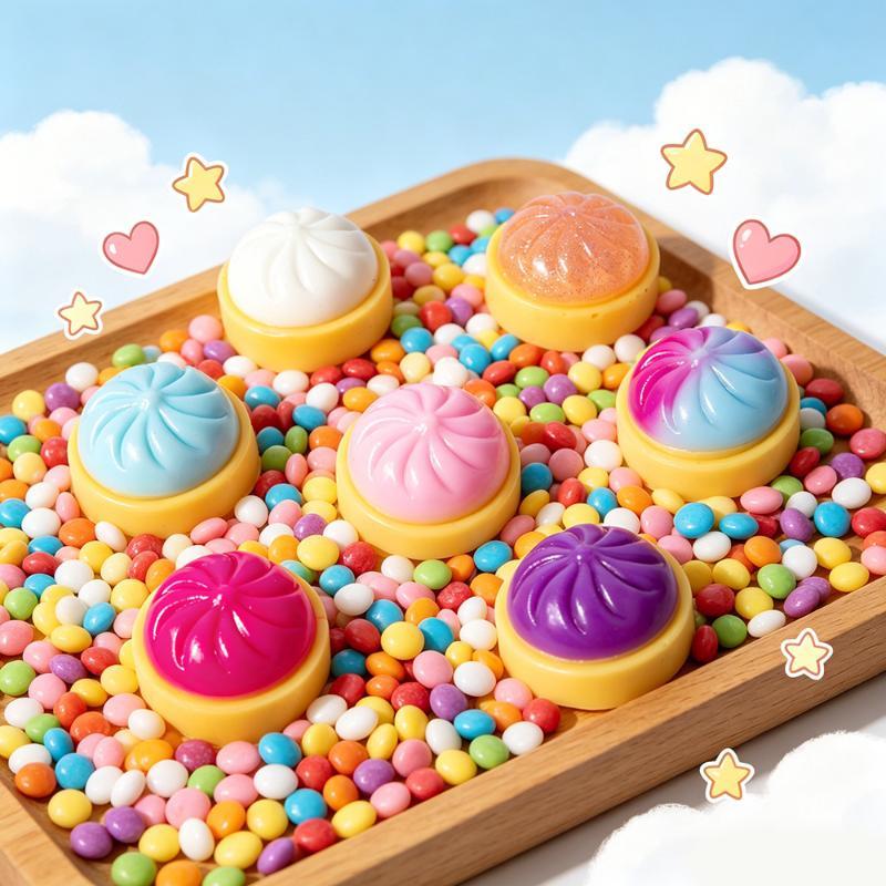 1/4 szt. Piłka antystresowa w  – Kids Toys Dumplings recenzja i cena