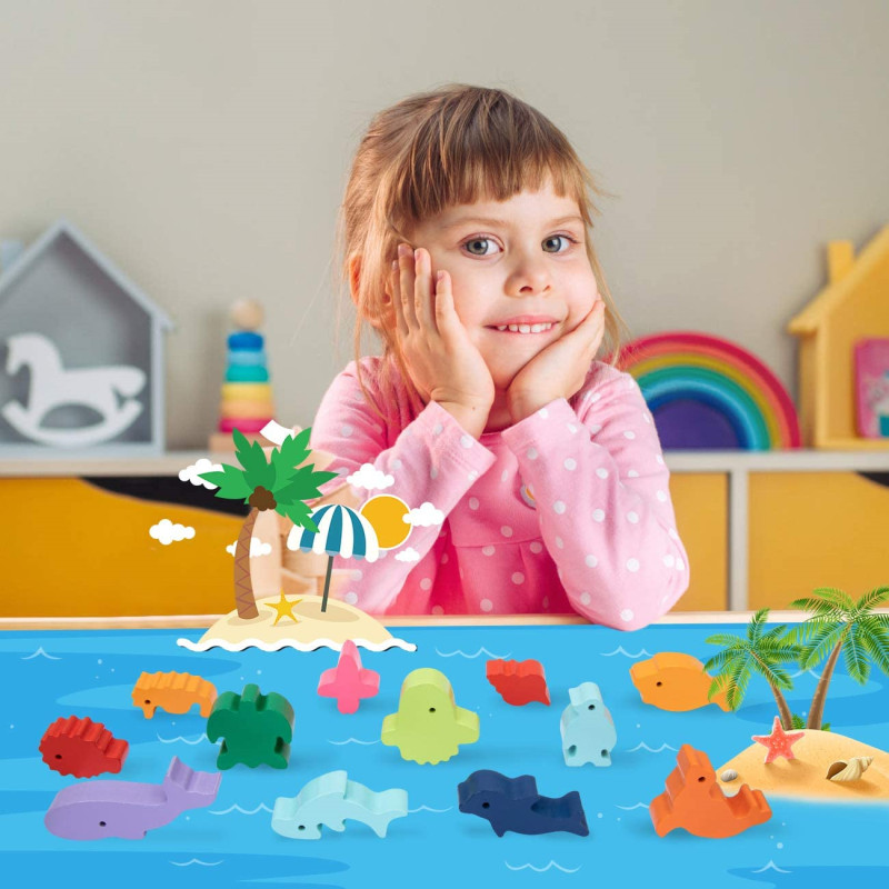 Nowe dzieci Montessori drewnia – Kids Toys Videos recenzja i cena
