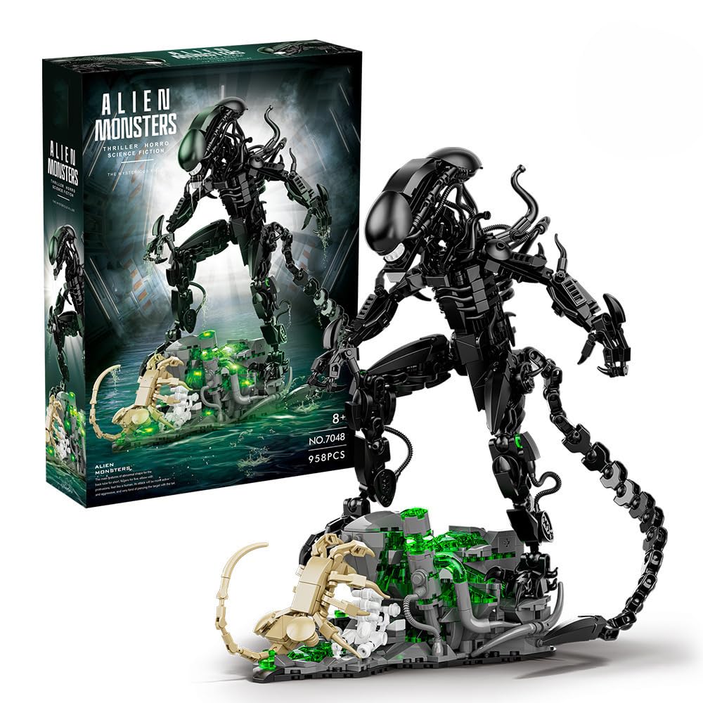 958PCS Alien Monsters Building – Xenomorph Kids Toys recenzja i cena