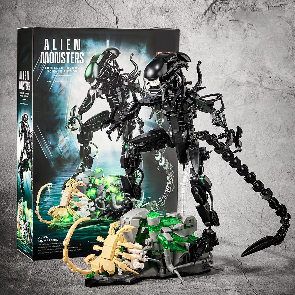 958PCS Alien Monsters Building – Xenomorph Kids Toys recenzja i cena