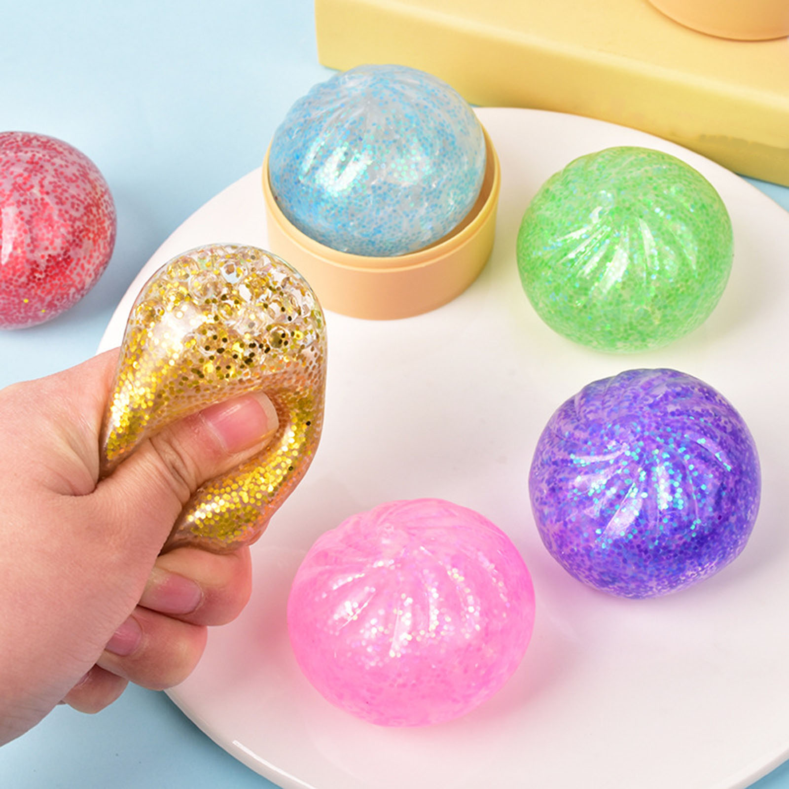 Nowy zestaw 12 sztuk brokatowy – Kids Toys Dumplings recenzja i cena