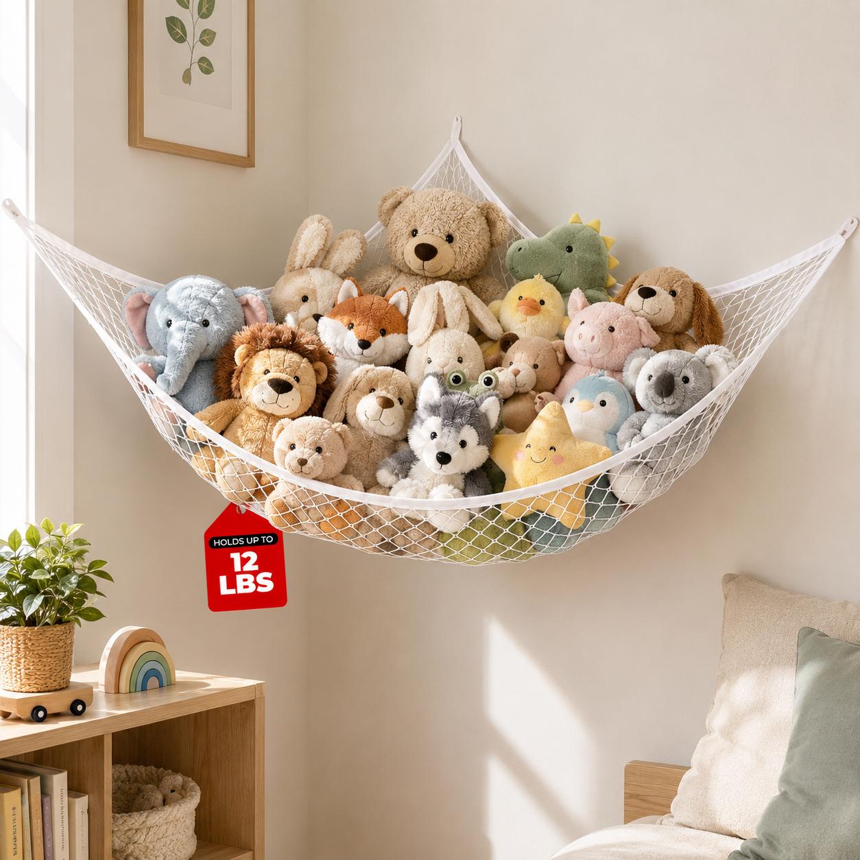 Hamak na zabawki z siatki, wis – Kids' Toy recenzja i cena