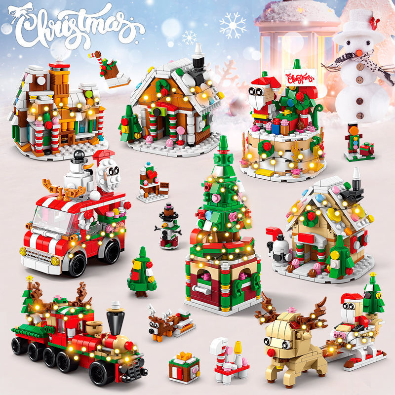 Zestaw klocków DIY 6w1 Świątec – Kids Xmas Toys Ideas recenzja i cena