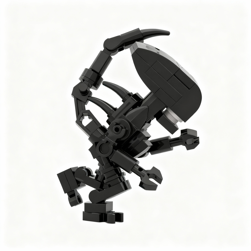 370 elementów MOC Kosmos Obcy  – Xenomorph Kids Toys recenzja i cena