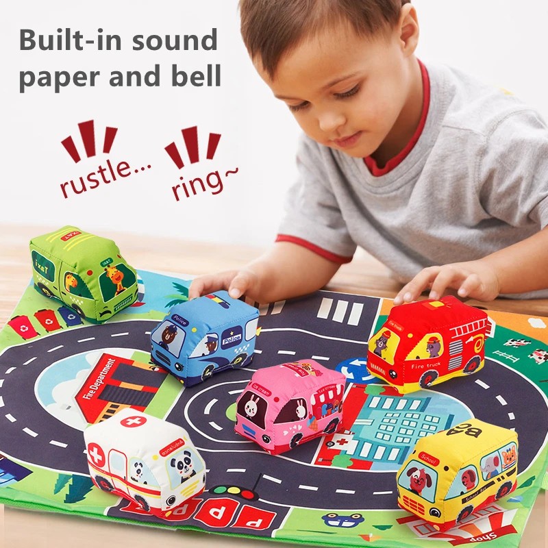 Miękki zestaw zabawek samochod – Kids Toys 3 Year Old recenzja i cena
