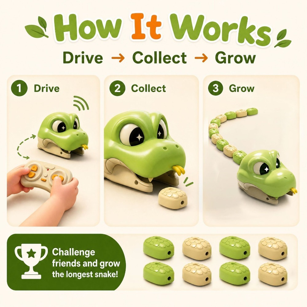 Zdalnie Sterowany Chciwy Wąż z – Kids Toys Remote Car recenzja i cena