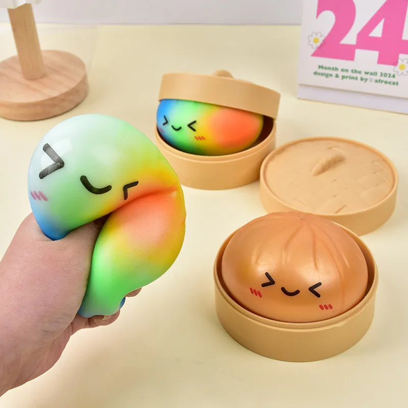 Tęczowy Dumpling Squishy - zab – Kids Toys Dumplings recenzja i cena