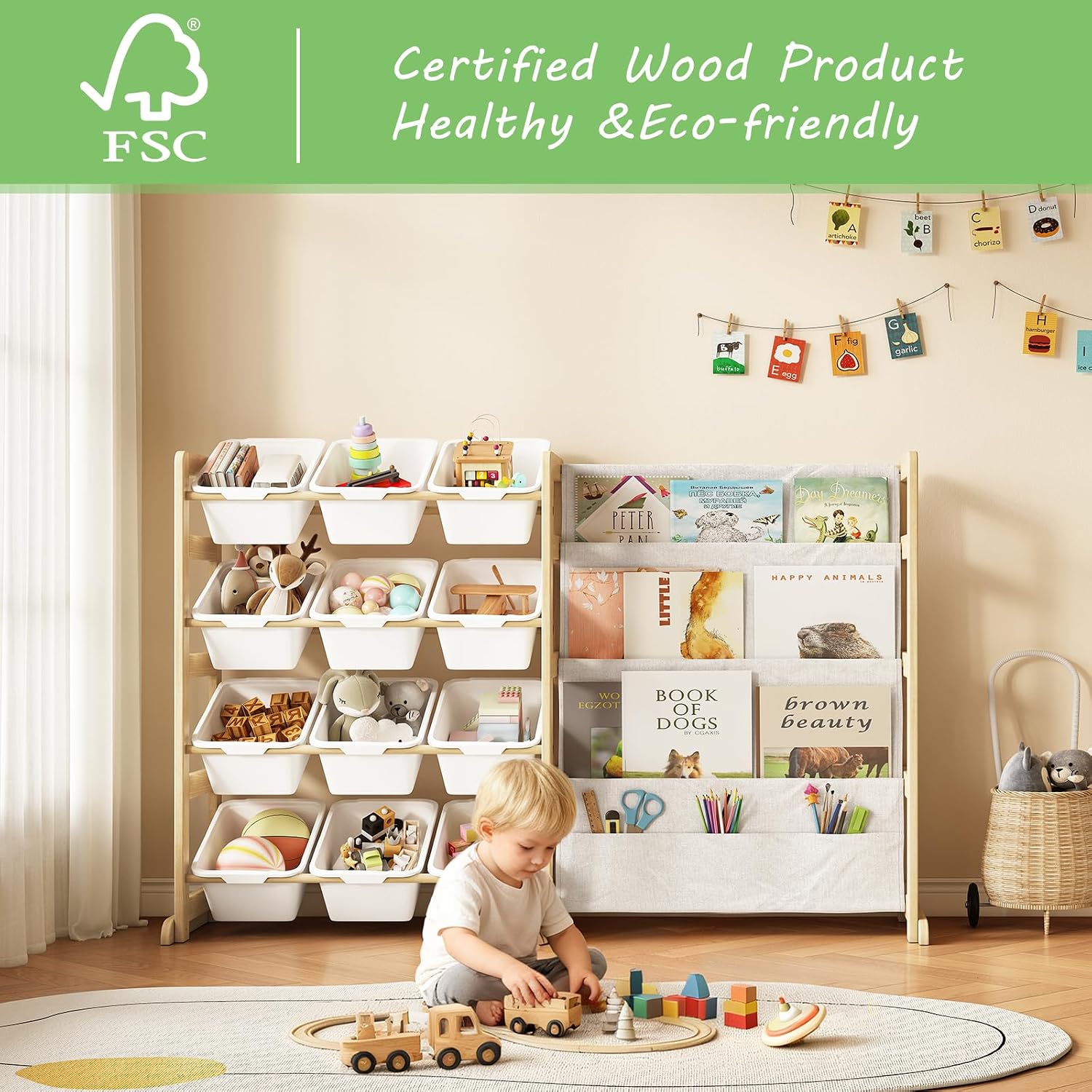 Organizer na zabawki dla dziec – Kids Toys Store recenzja i cena