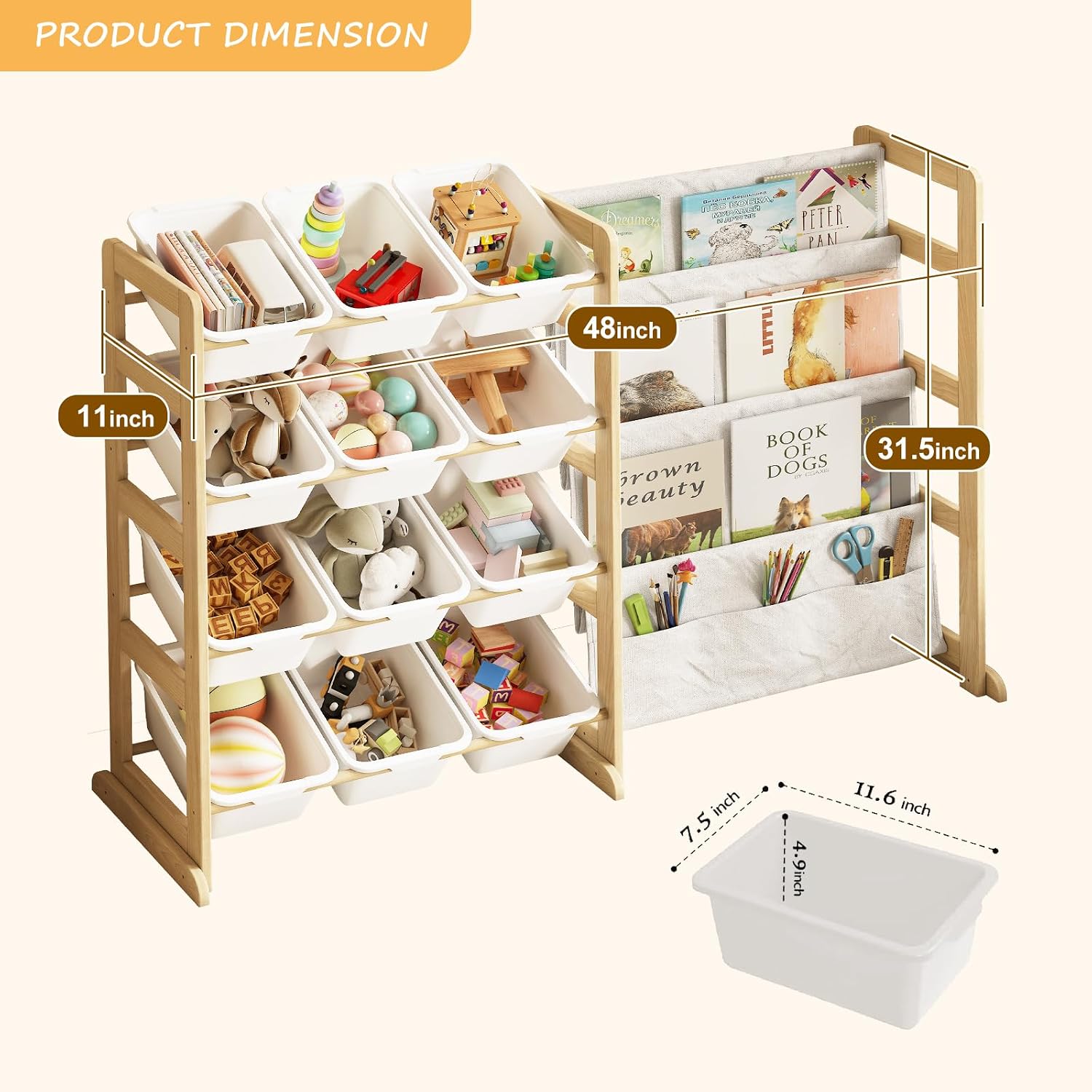 Organizer na zabawki dla dziec – Kids Toys Store recenzja i cena