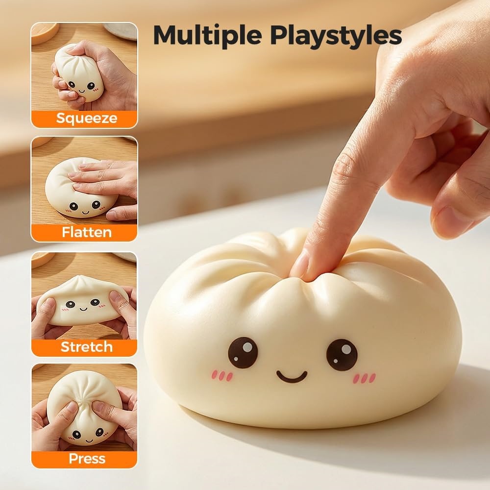 Duża piłka antystresowa w kszt – Kids Toys Dumplings recenzja i cena