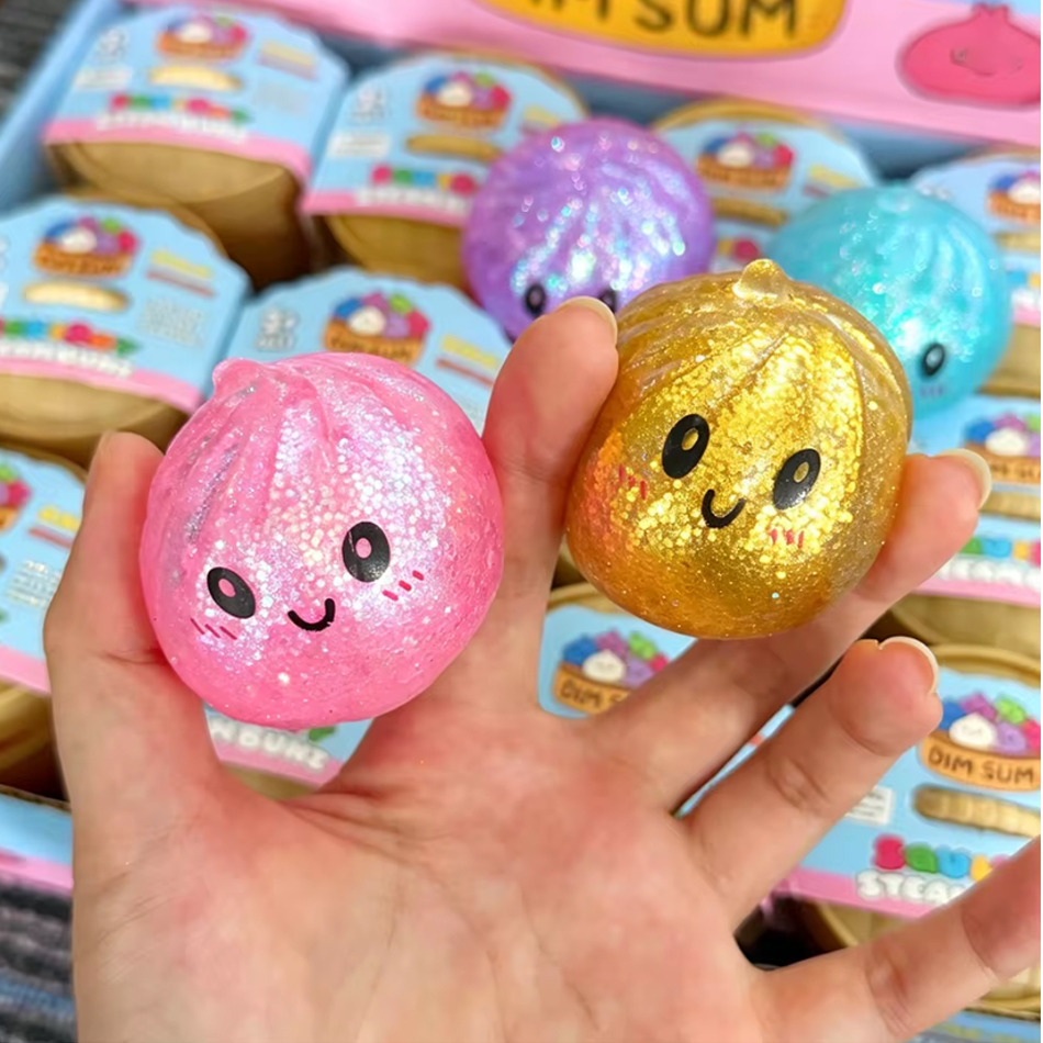 Brokatowy Dumpling Squishy ULT – Kids Toys Dumplings recenzja i cena