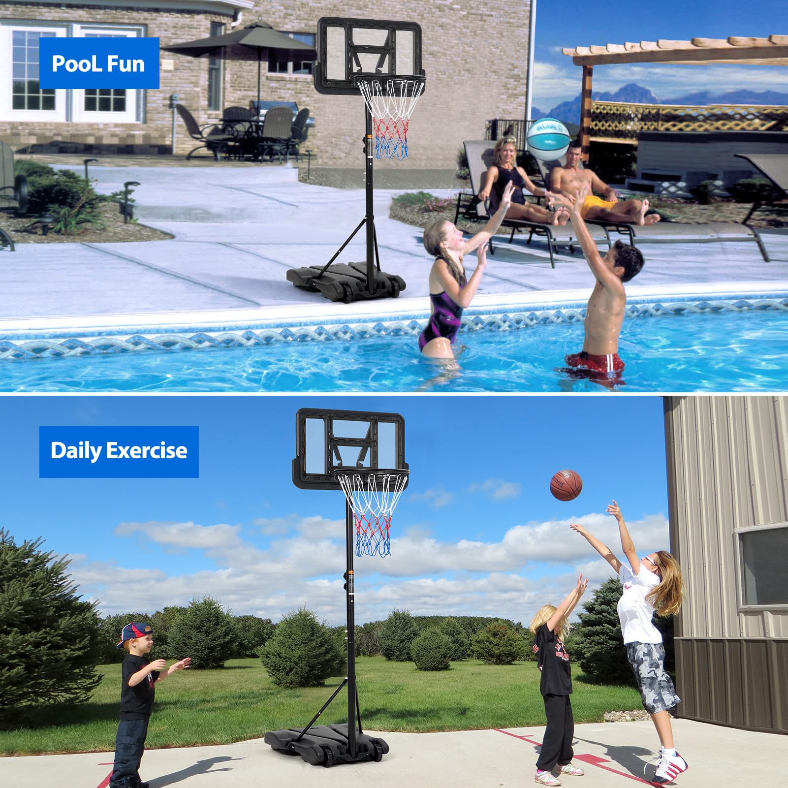Kosz do koszykówki dla dzieci, – Basketball Hoop Kids Indoor recenzja i cena
